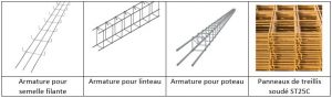 armature métallique