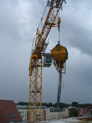 une grue de chantier