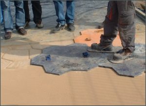 réaliser un béton imprimé