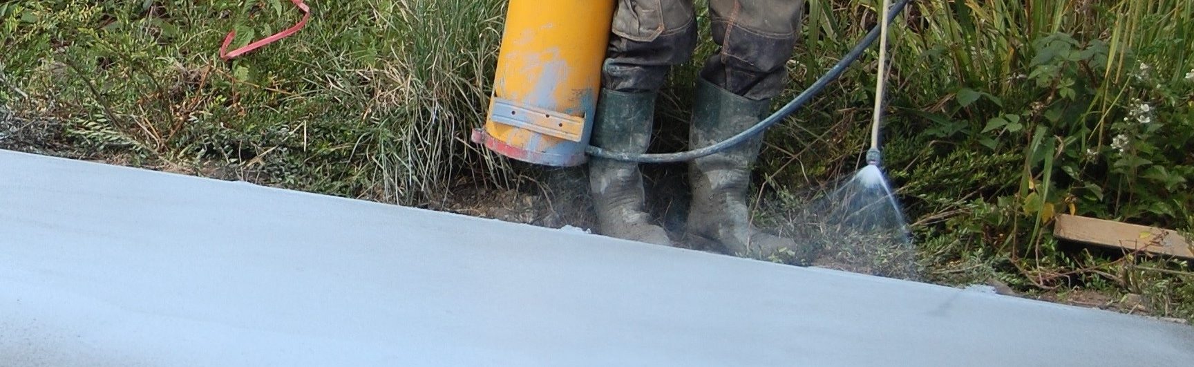 Comment Enlever La Laitance Rester Sur Un Béton Désactivé Application du désactivant pour béton – Tout sur le béton