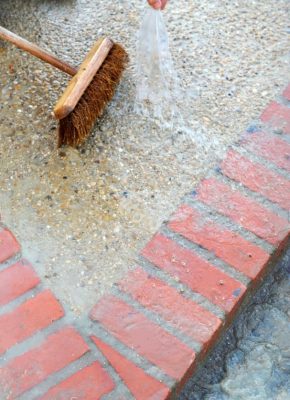 technique de réalisation du béton lavé