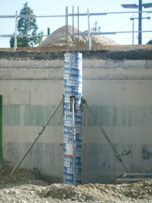 coffrage en carton pour béton