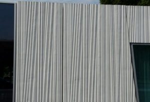 mur en béton matricé