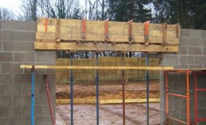 coffrage linteau béton