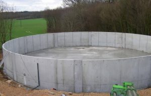 fosse à lisier en béton armé